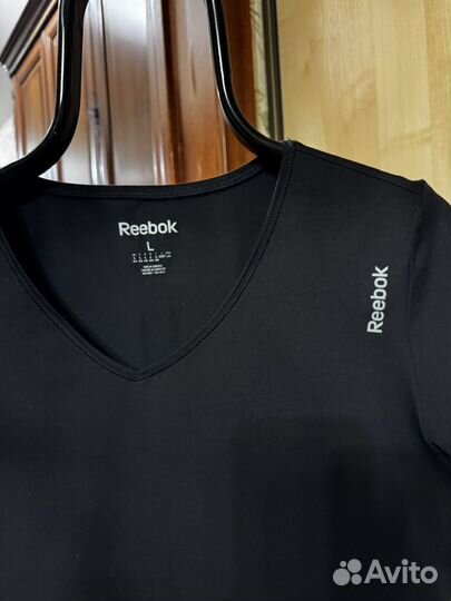 Футболка, велосипедки Reebok размер L
