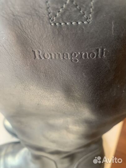 Детские итальянские кожаные сапоги Romagnoli 33 р