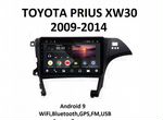 Магнитола Toyota Prius XW30 2009-2015. Android 9