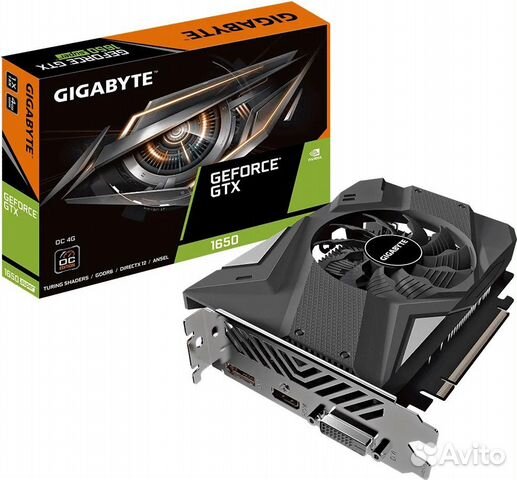 Новая Gigabyte GeForce GTX 1650 D6 OC