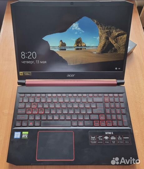 Игровой ноутбук Acer nitro 5 I 7 Rtx 2060