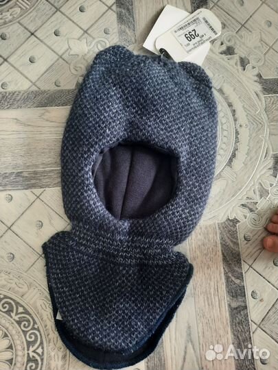 Шапка шлем детская