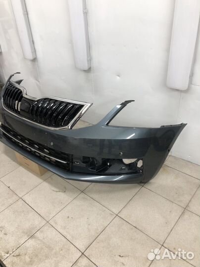 Бампер Передний Skoda Octavia A7 2017-2020