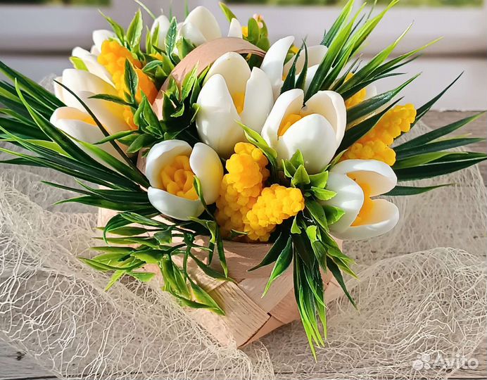 Букеты, композиции, мыло ручной работы