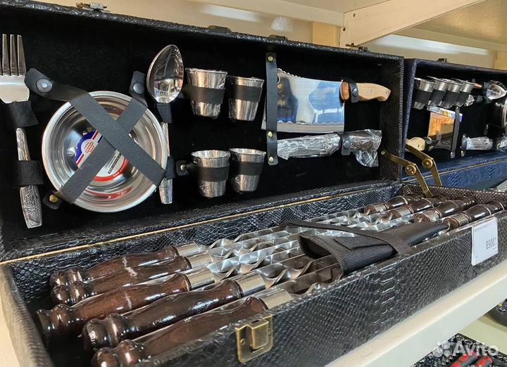 Подарочный набор для мужчины с шампурами в наличии