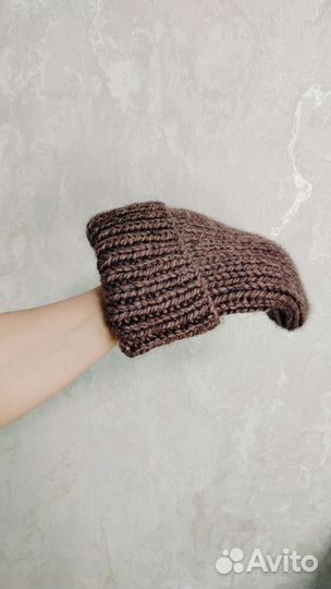 Шапка женская вязаная ручная работа