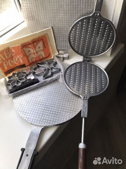 Вафельницы СССР и форма для хвороста новая СССР