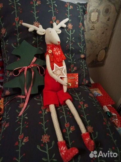 Подарок ручной работы олень новогодний