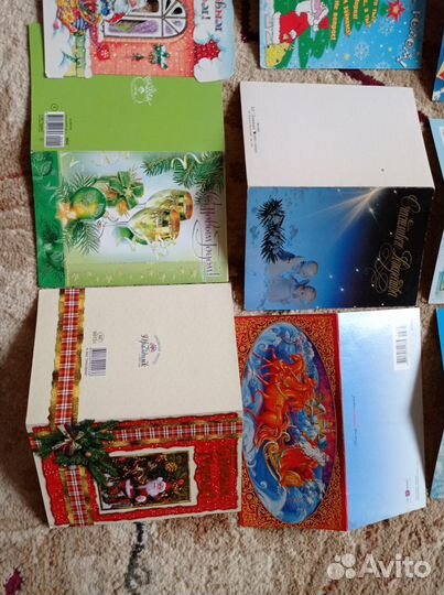 Открытки с новым годом рождеством чистые