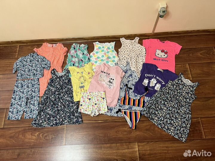 Пакет вещей для девочки 4-7 лет