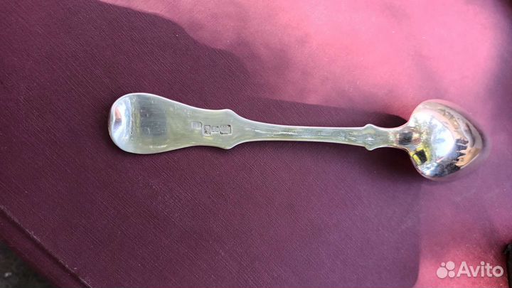 Серебро.Десертная ложка 84 пр 1850 г. 38 гр