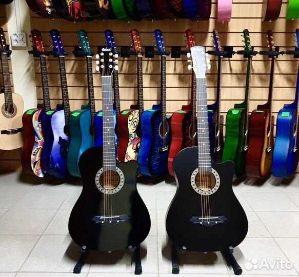 Акустическая гитара новая