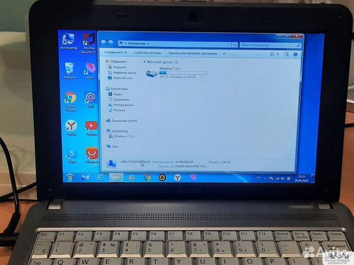 Нетбук Sony Vaio