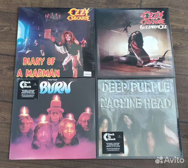 Винил AC/DC, Depp Purple, Ozzy Osnourne