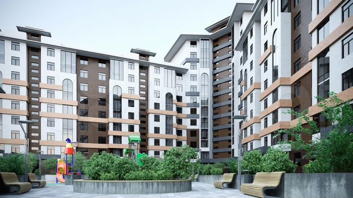 1-к. квартира, 54,3 м², 6/12 эт.