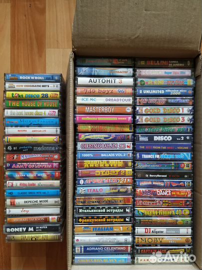 Аудио кассеты с записью 90х