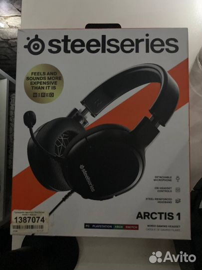 Наушники компьютерные steelseries arctis 1