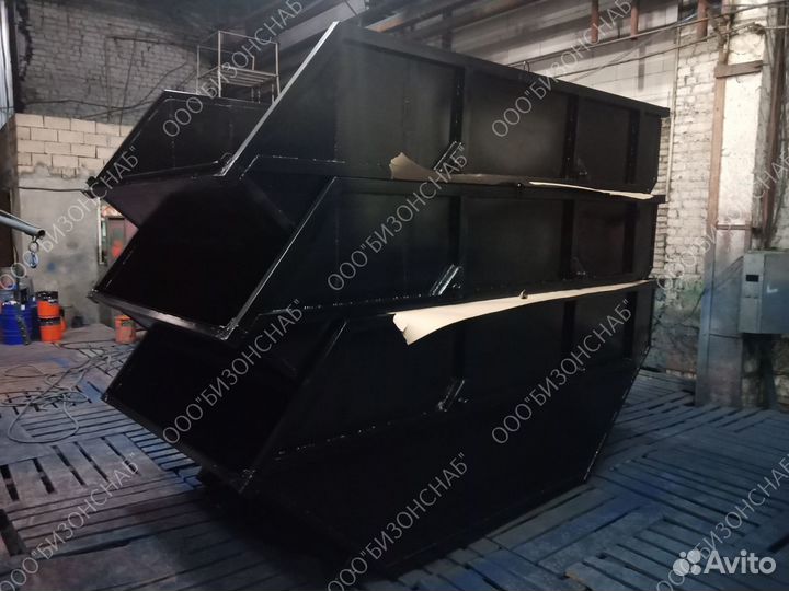 Бункер мусорный металлический 8 м3 Арт b92