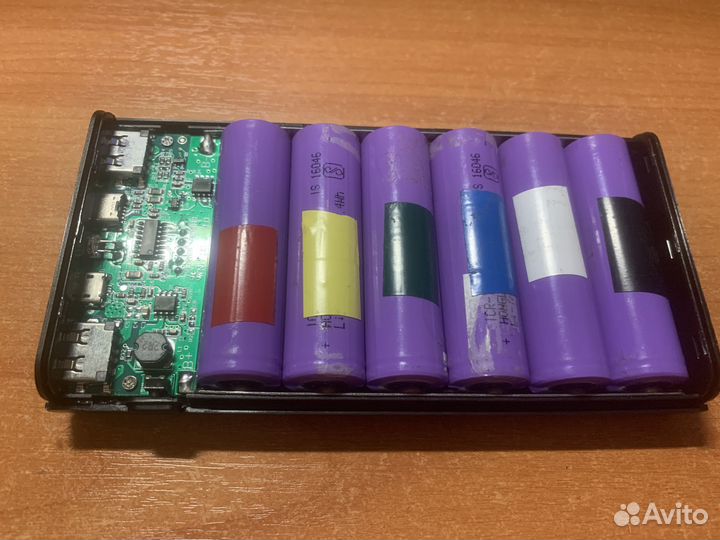 Повербанк 10000 mAh (6*18650)