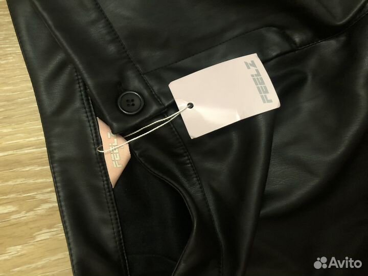 Кожаные брюки Feelz