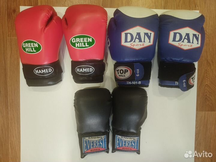 Боксерские перчатки детские green hill 6 oz