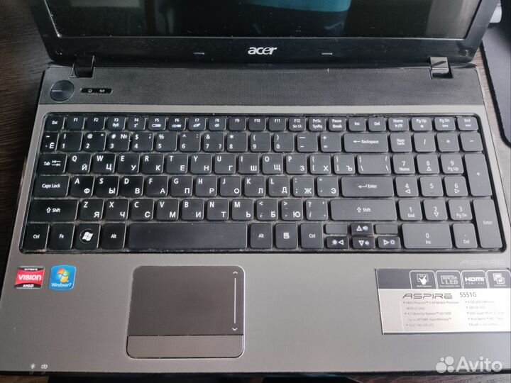 Ноутбук acer aspire 5551g