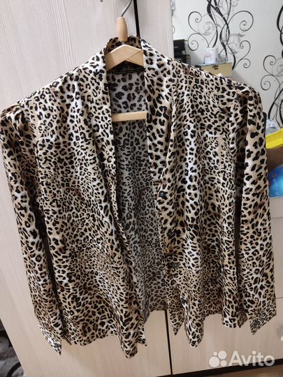 Леопардовая рубашка