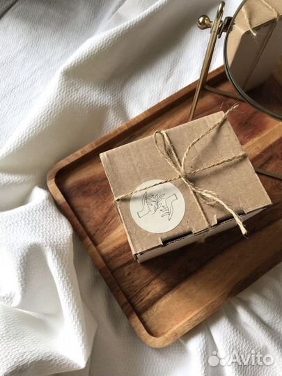 Соевая свеча ручной работы Vegan soy candle