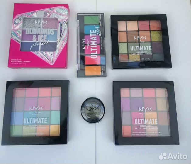 NYX оригинал новая палетка теней