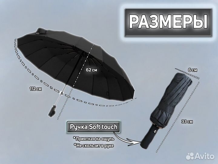 Зонт полный автомат