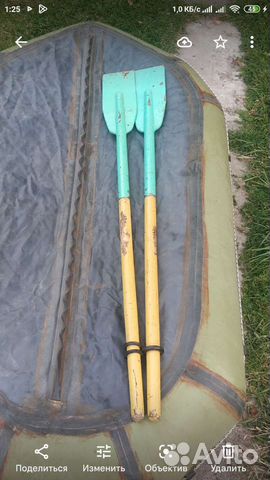 Весла для лодки 2 шт разборные