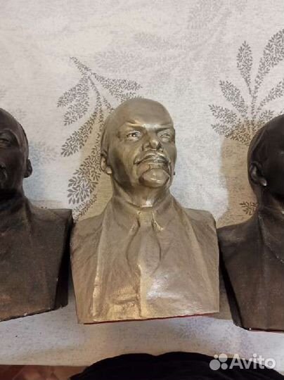 Бюст Ленина металл скульптор геворкян большой