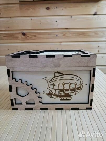 Шкатулка в стиле стимпанк