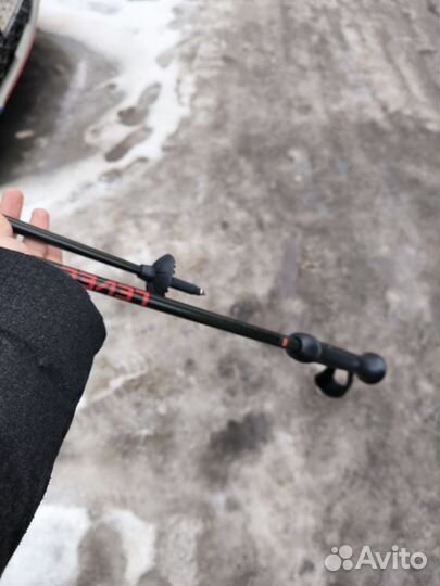 Горнолыжные палки Level 100% Carbon 125 mm