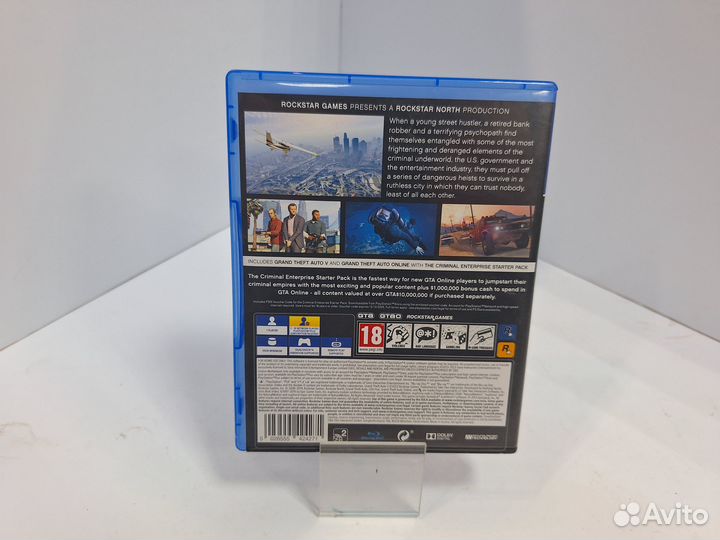 Игровые диски. Sony Playstation 4 GTA V Premium Edition