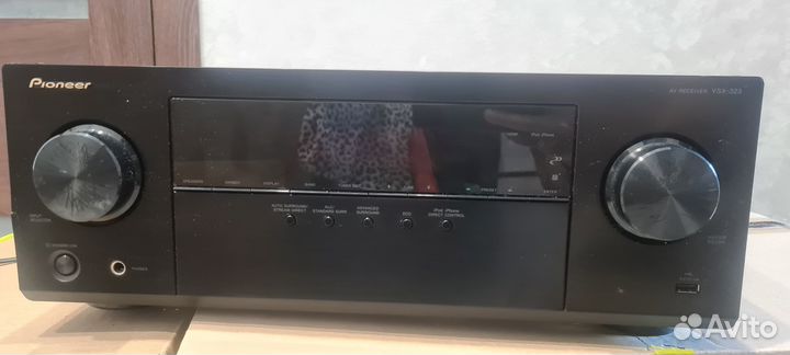 AV ресивер Pioneer VSX-323 с 4К hdmi, USB