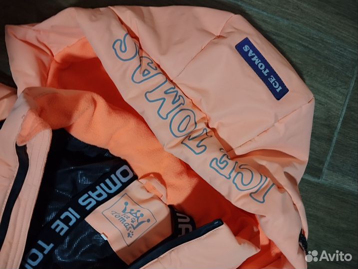 Зимний комбинезон для девочки 128