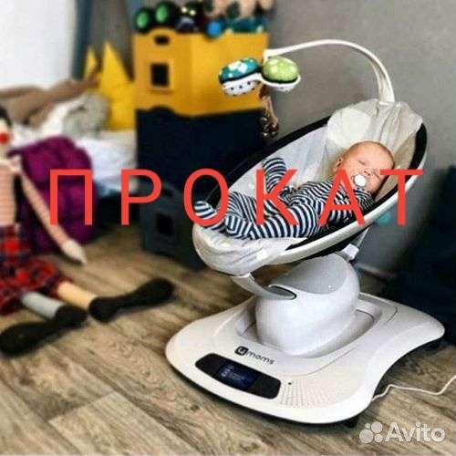 Шезлонг 4moms mamaRoo, npoкат