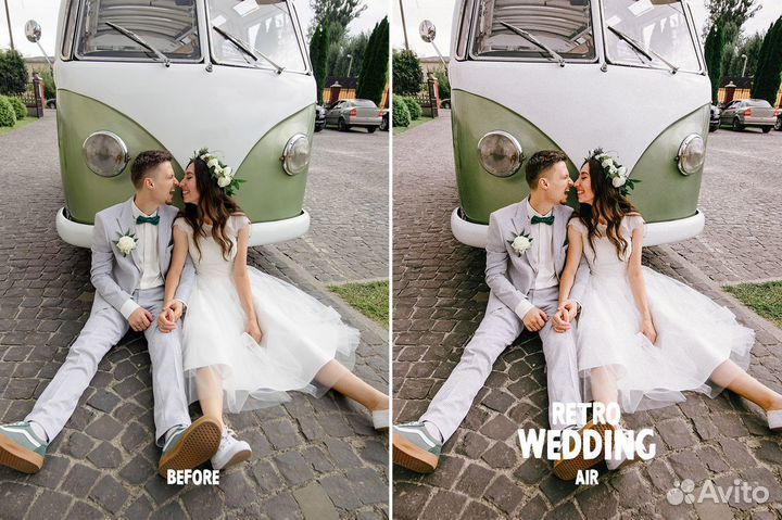 Retro Wedding - набор свадебных пресетов Lightroom