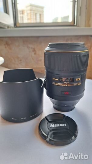 Объектив Nikon 105mm f/2.8G IF-ED AF-S VR (Japan)