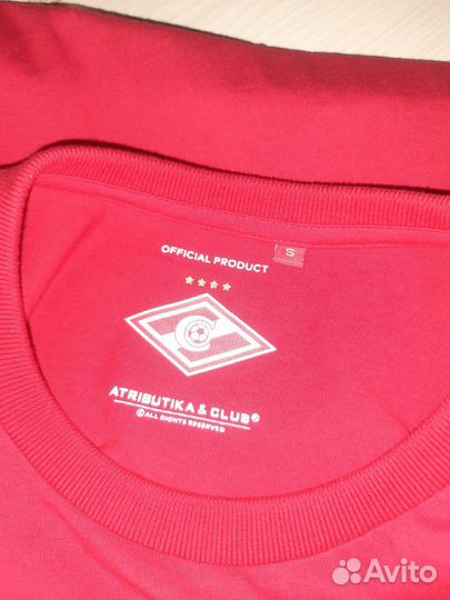 Футболка мужская спартак red white