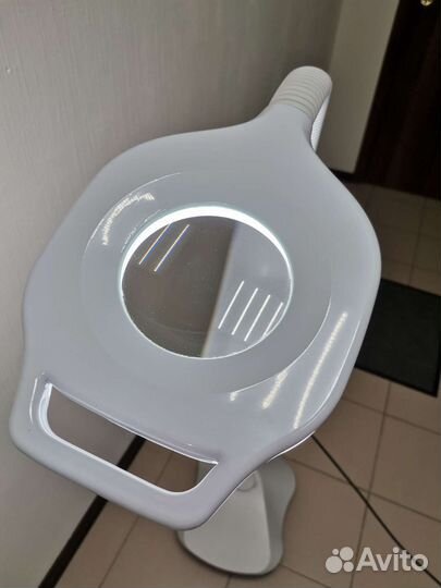 Лампа лупа напольная