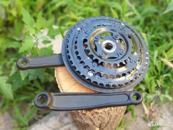 Шатуны для велосипеда 3 скорости 42/34/24