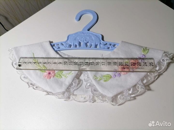 Воротничок накладной. Ручная вышивка