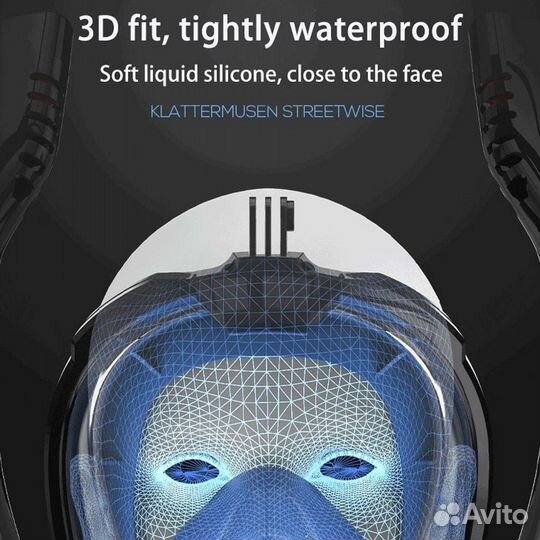 Маска для подводного плавания и дайвинга