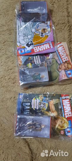 Коллекция фигурок Marvel 3D со всеми журналами
