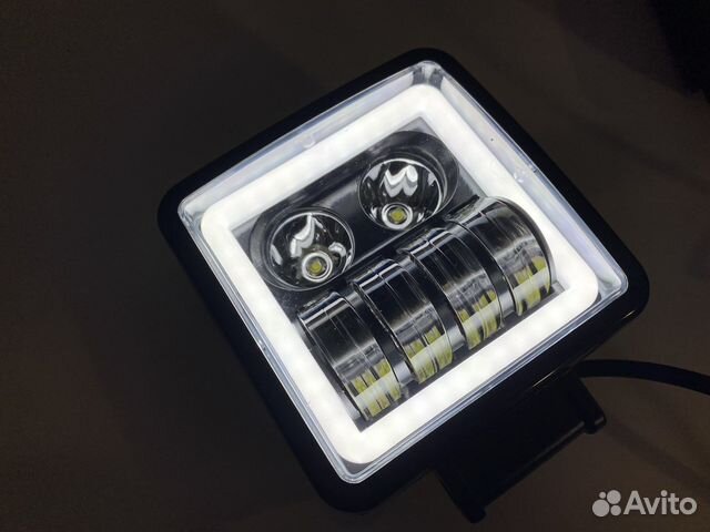 Диодная LED фара ближнего,дальнего света с стг