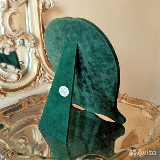 Большое посеребренное итальянское зеркало Италия