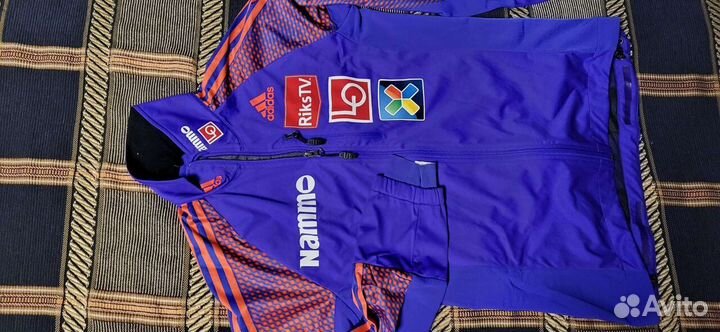 Лыж.разминочная куртка p48 adidas Сб.Норвегии