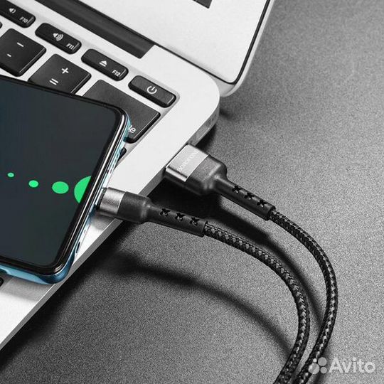 Кабель type-C (3A) (borofone BX34) Черный